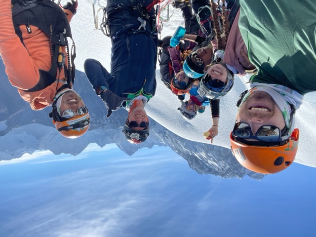 On the summit of Lobuche Peak October 2021