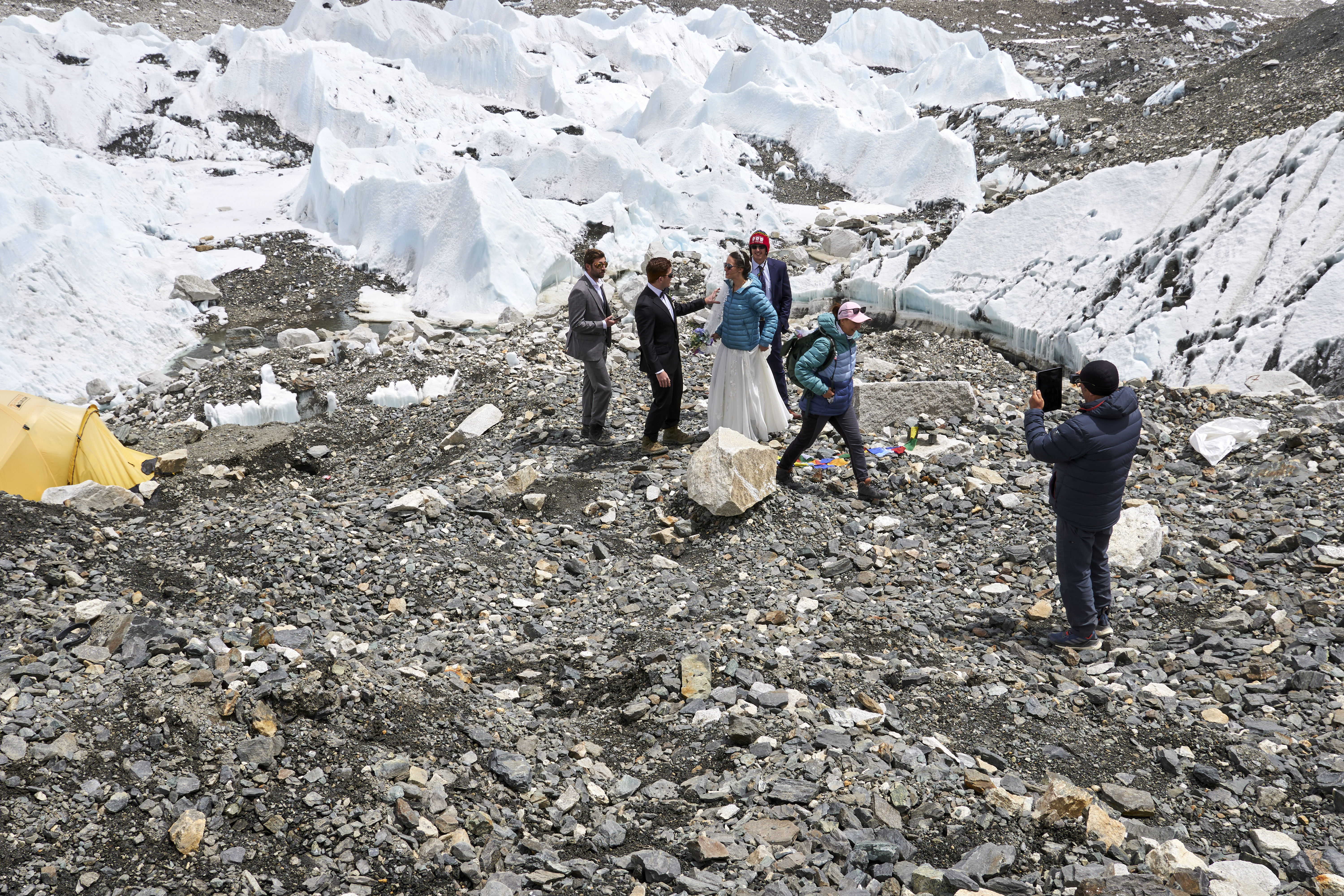 exploring the Khumbu Glacier