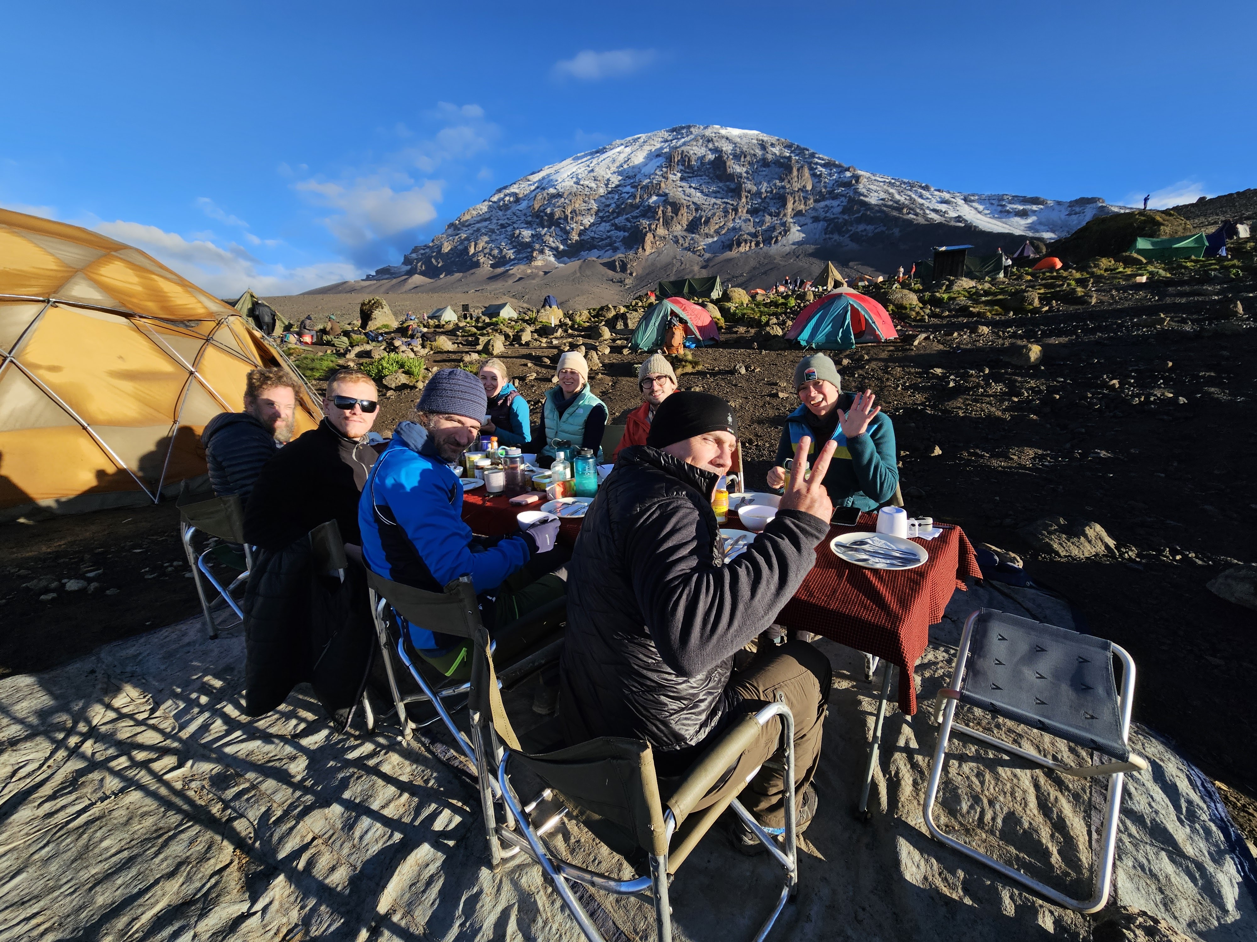 Dining on Kilimanjaro