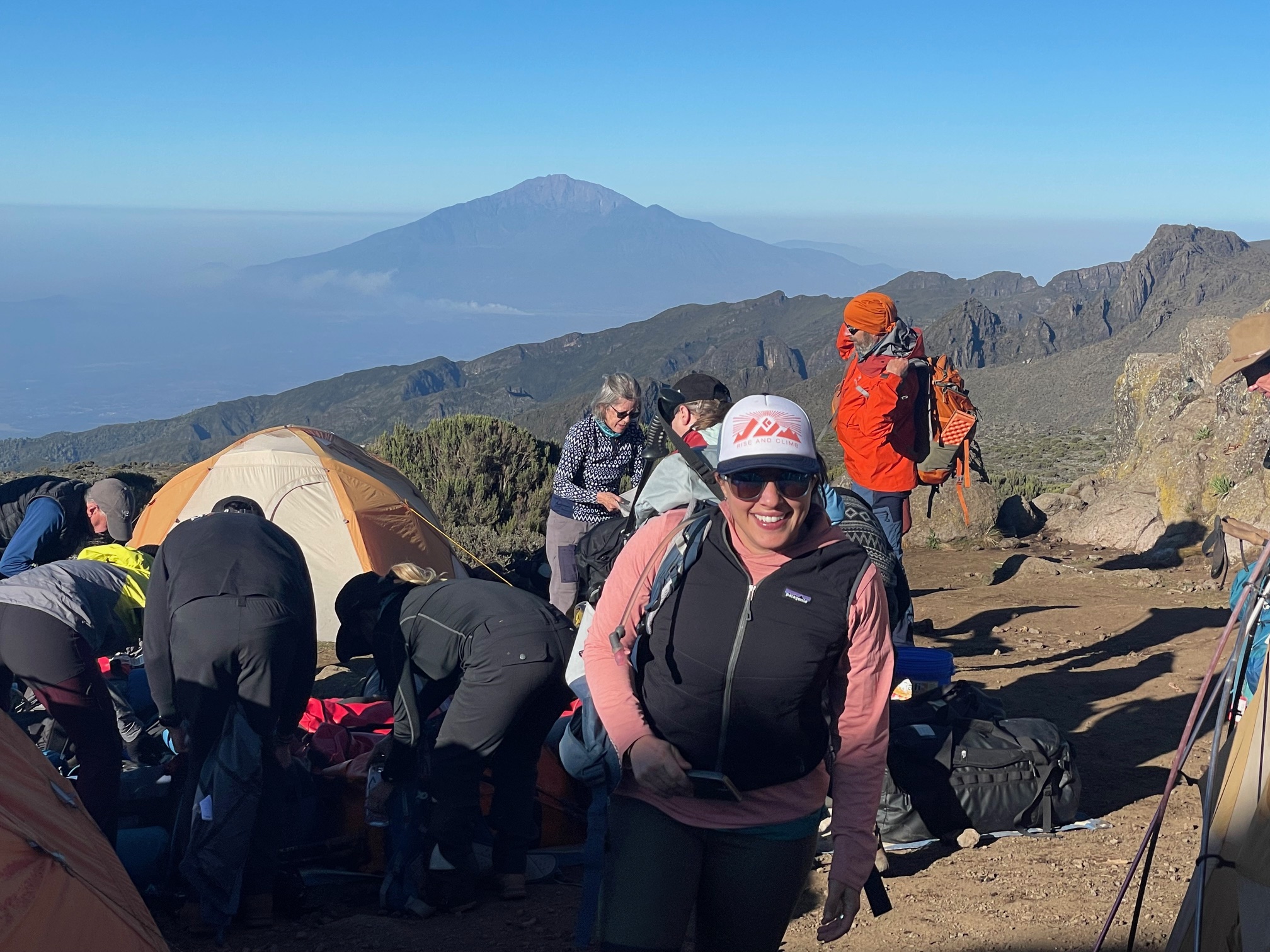 Laura Gravino on Kilimanjaro