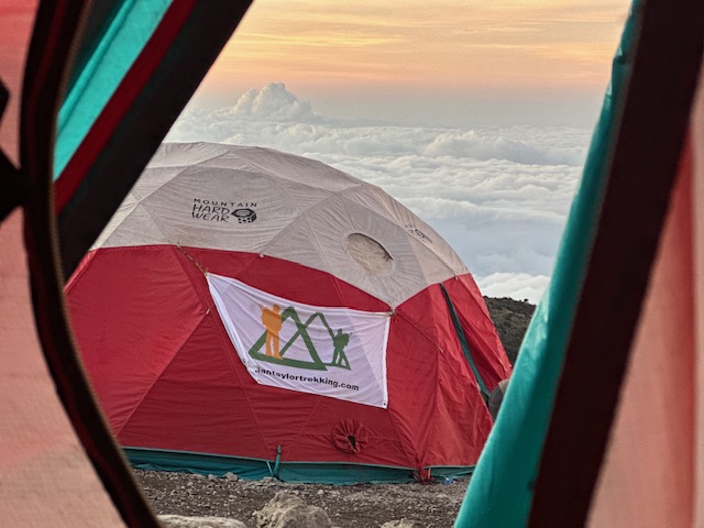 Early morning on Kilimanjaro. 