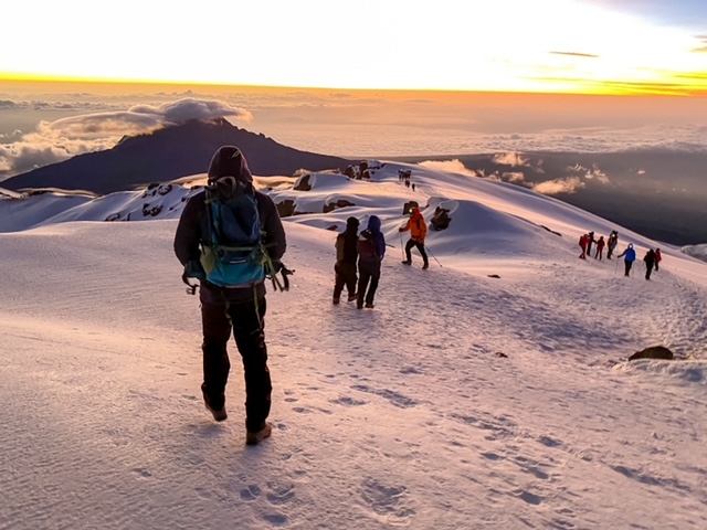 Sunrise on Kilimanjaro